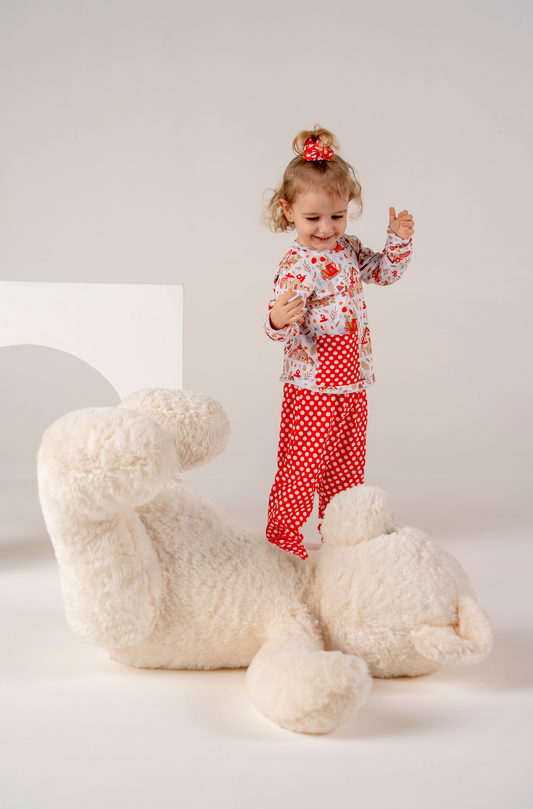 Conjunto Infantil Manga Longa e Calça Vila Cogumelo Voilá | Feitas para dormir, perfeitas para brincar