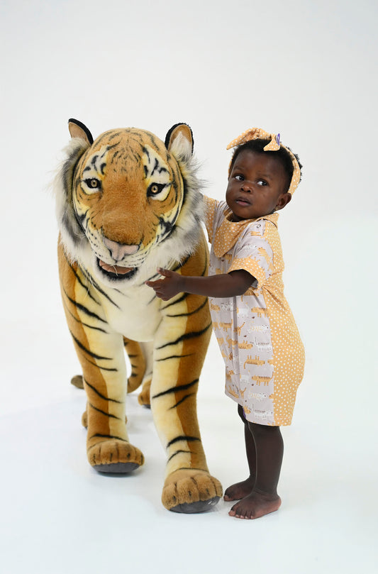 Tip Top Bebê Manga Curta Pequena Fera