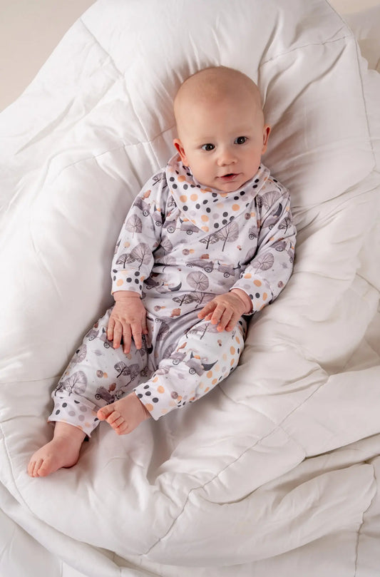 Tip Top Bebê Manga Longa Expedição Urso-Lunar Voilá | Feitas para dormir, perfeitas para brincar