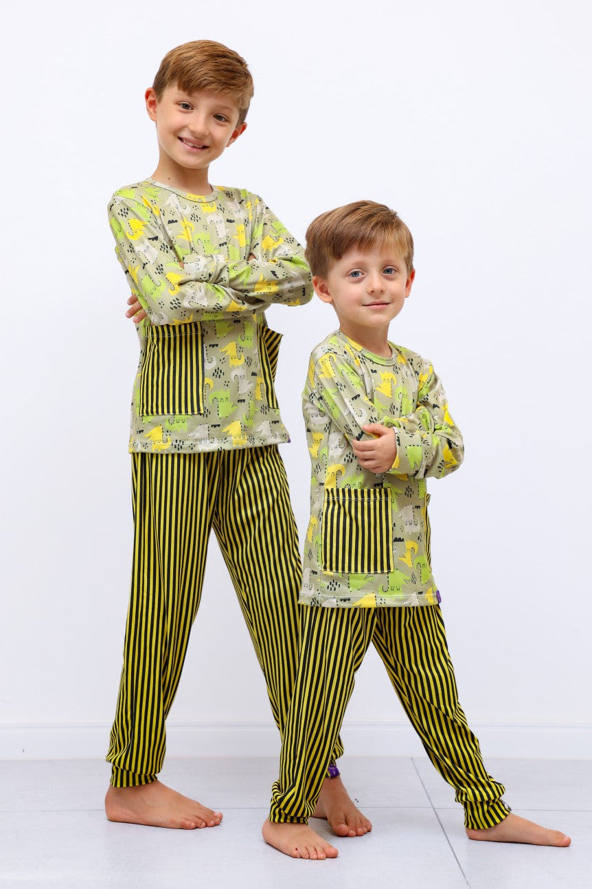 Pijama Infantil Conjunto Calça e Manga Longa Sleep&Go Menino