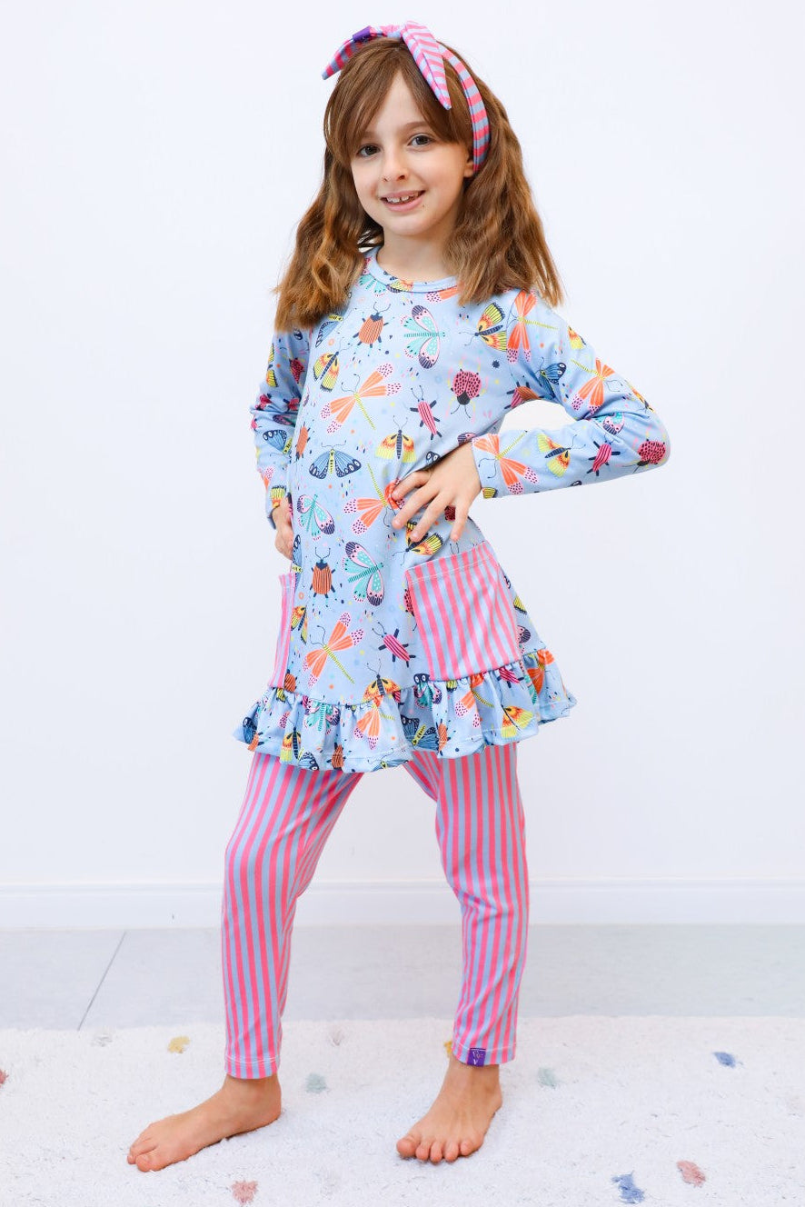 Conjunto Legging Camisola Vestido Menina Sleep&Go