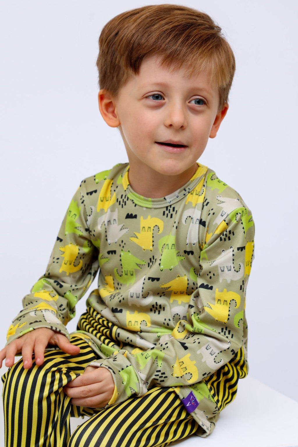 Pijama Infantil Conjunto Calça e Manga Longa Sleep&Go Menino