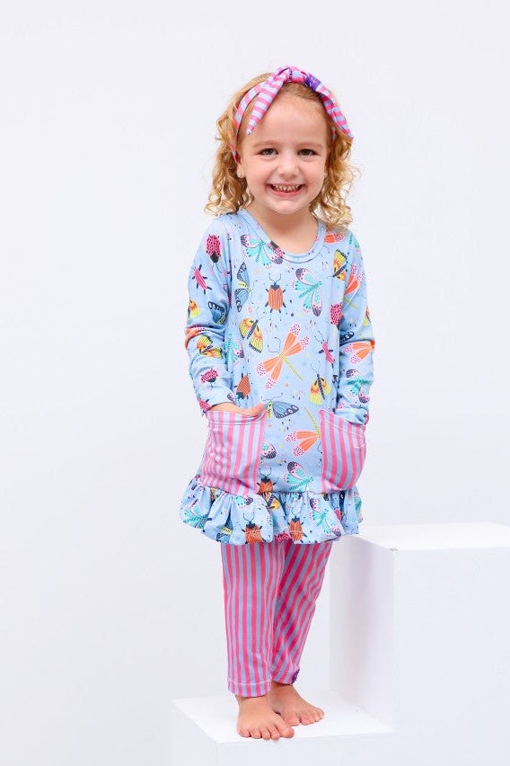 Conjunto Legging Camisola Vestido Menina Sleep&Go