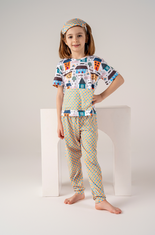 Conjunto Infantil Camiseta Manga Curta e Calça Parque Central