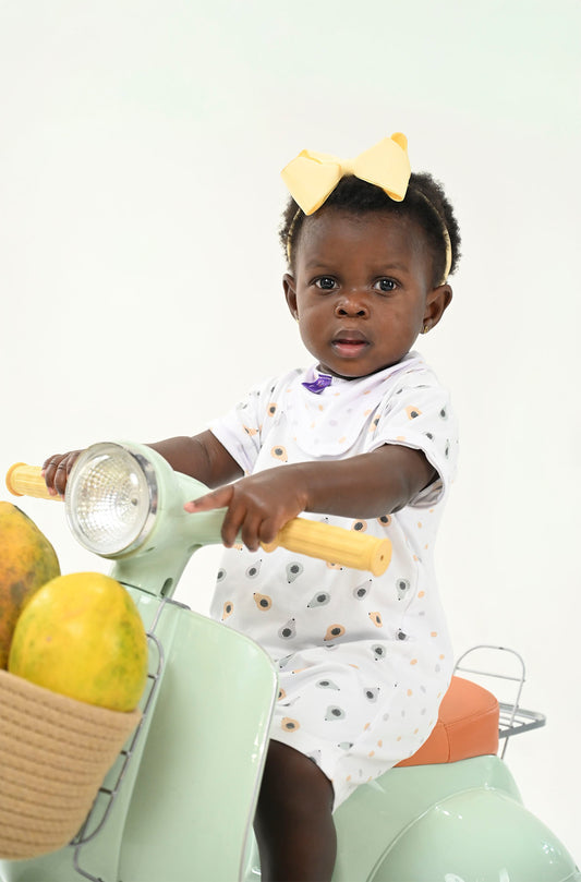 Tip Top Bebê Manga Curta Petit Papaya