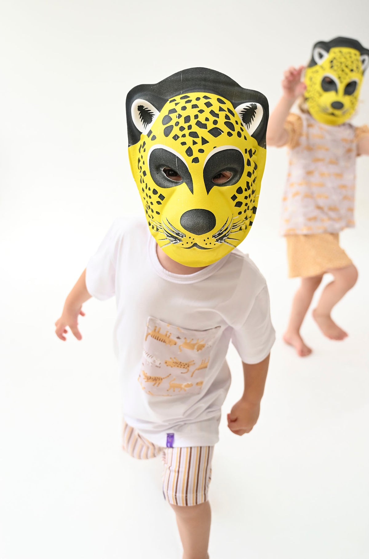 Conjunto Infantil Manga Curta Feras do Verão