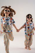 Conjunto Infantil Camiseta Manga Curta e Calça Parque Central