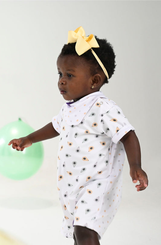 Tip Top Bebê Manga Curta Petit Papaya