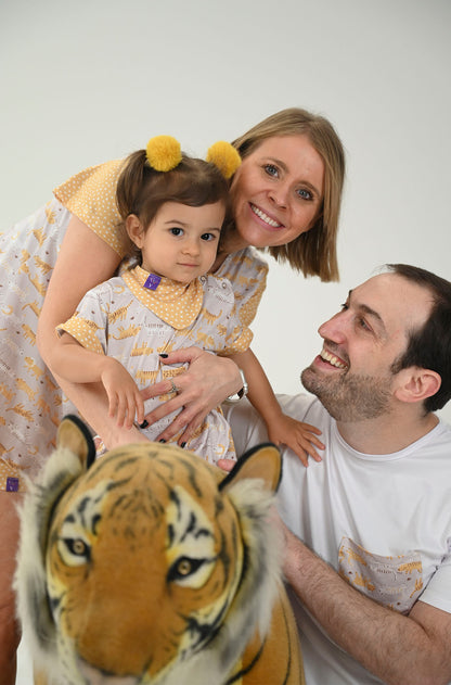 Conjunto Manga Curta Grande Fera