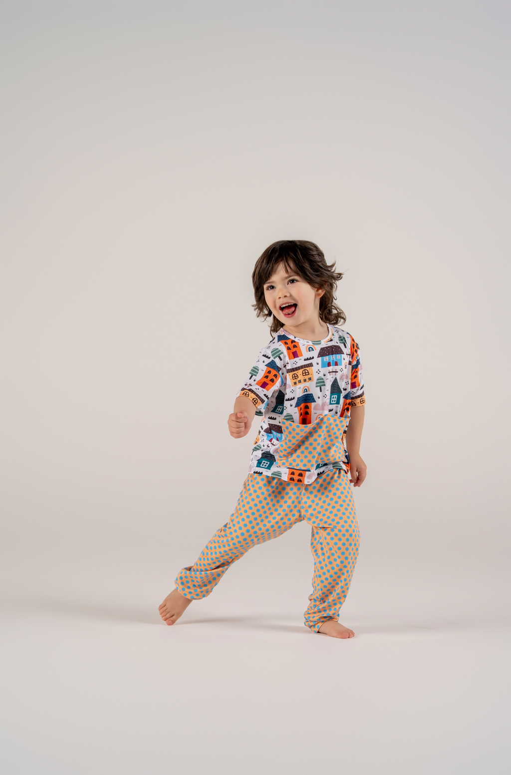 Conjunto Infantil Camiseta Manga Curta e Calça Parque Central