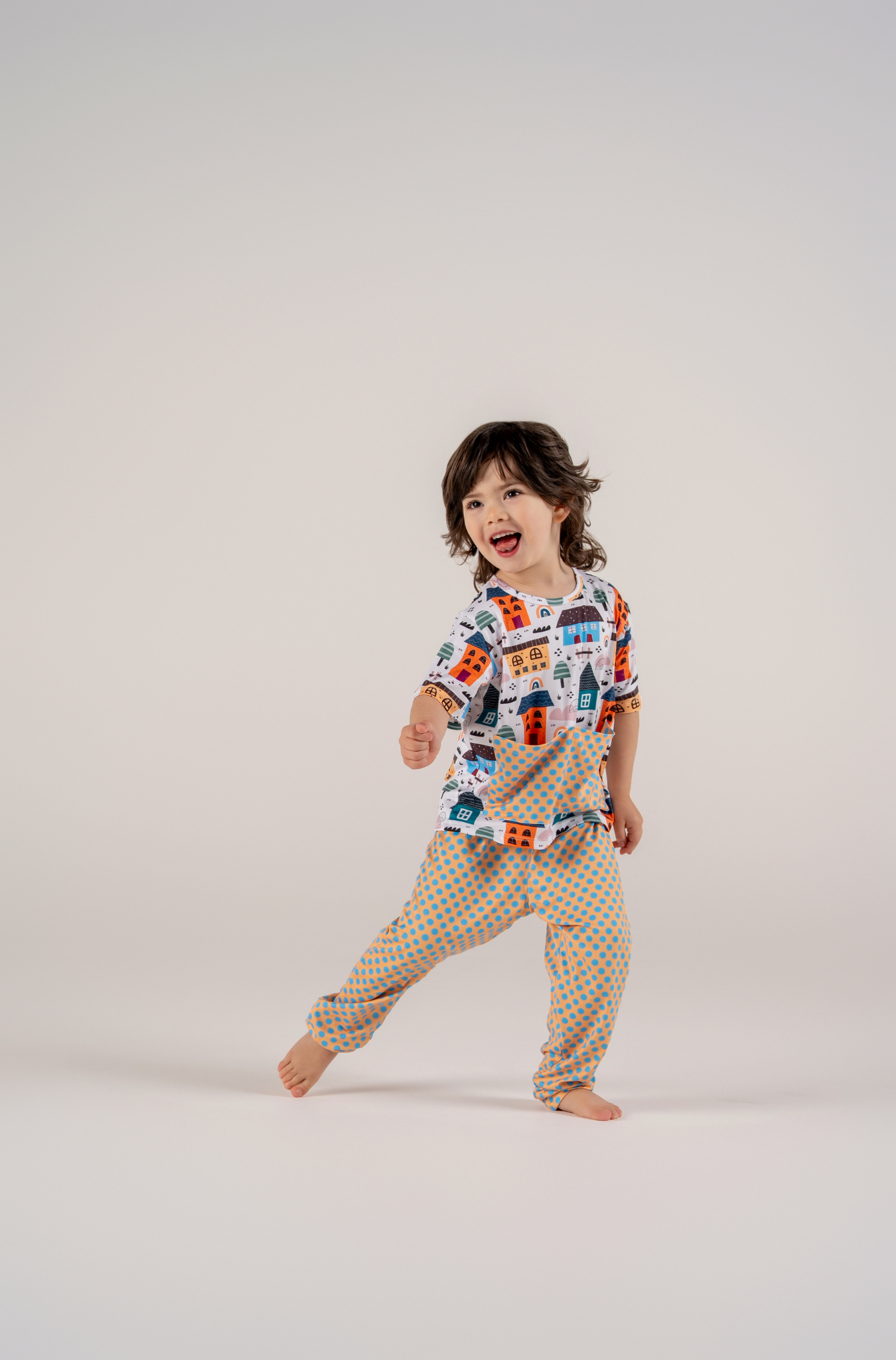 Conjunto Infantil Camiseta Manga Curta e Calça Parque Central