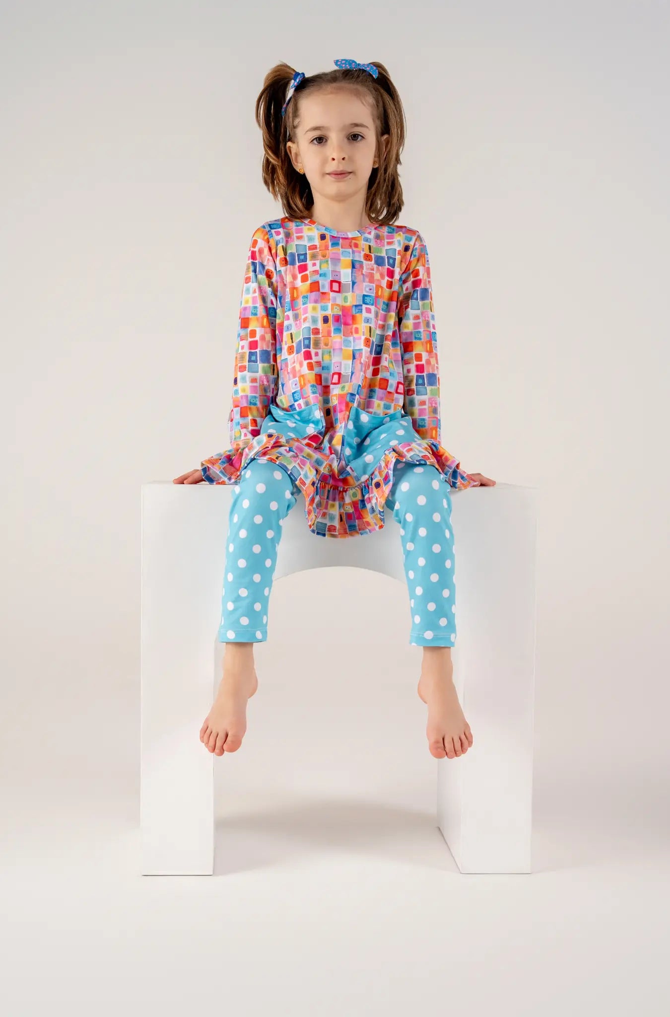 Conjunto Infantil Camisola Manga Longa e Legging Ateliê Pop Voilá | Feitas para dormir, perfeitas para brincar