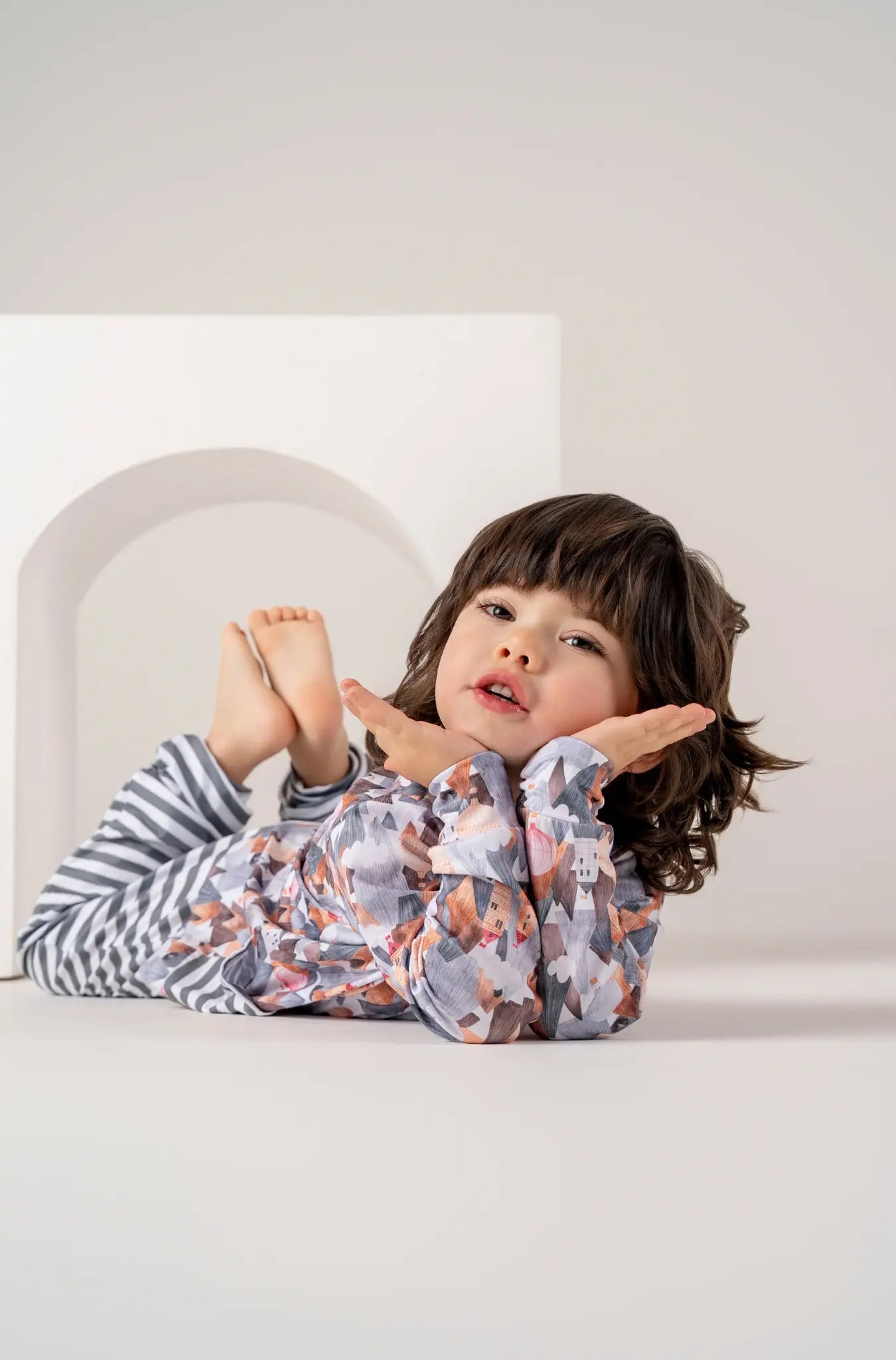 Conjunto Infantil Manga Longa e Calça Balões Sobre o Vale Voilá | Feitas para dormir, perfeitas para brincar