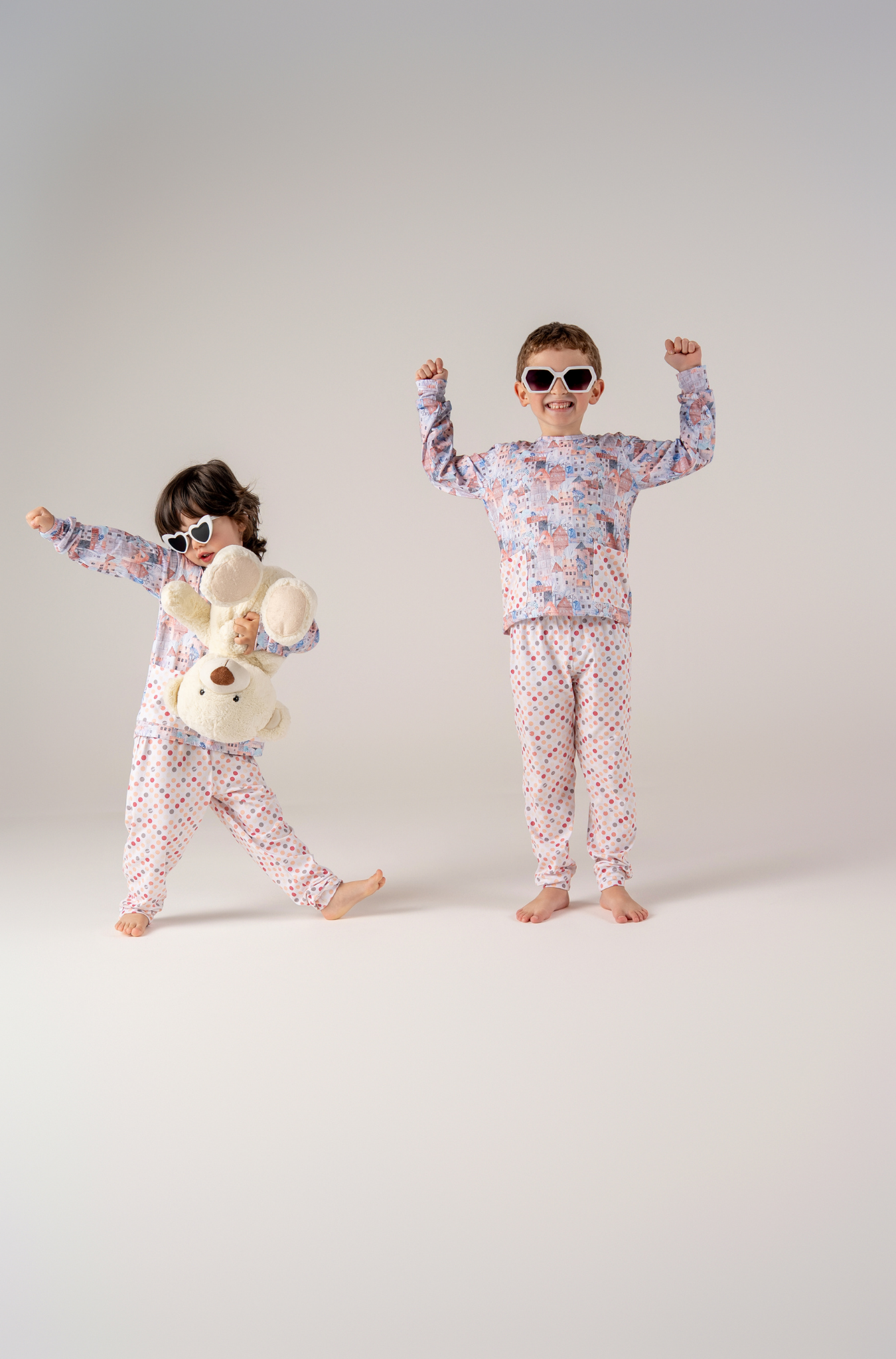 Conjunto Infantil Manga Longa e Calça Chocolate Quente Voilá | Feitas para dormir, perfeitas para brincar