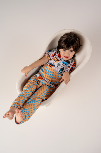 Conjunto Infantil Camiseta Manga Curta e Calça Parque Central