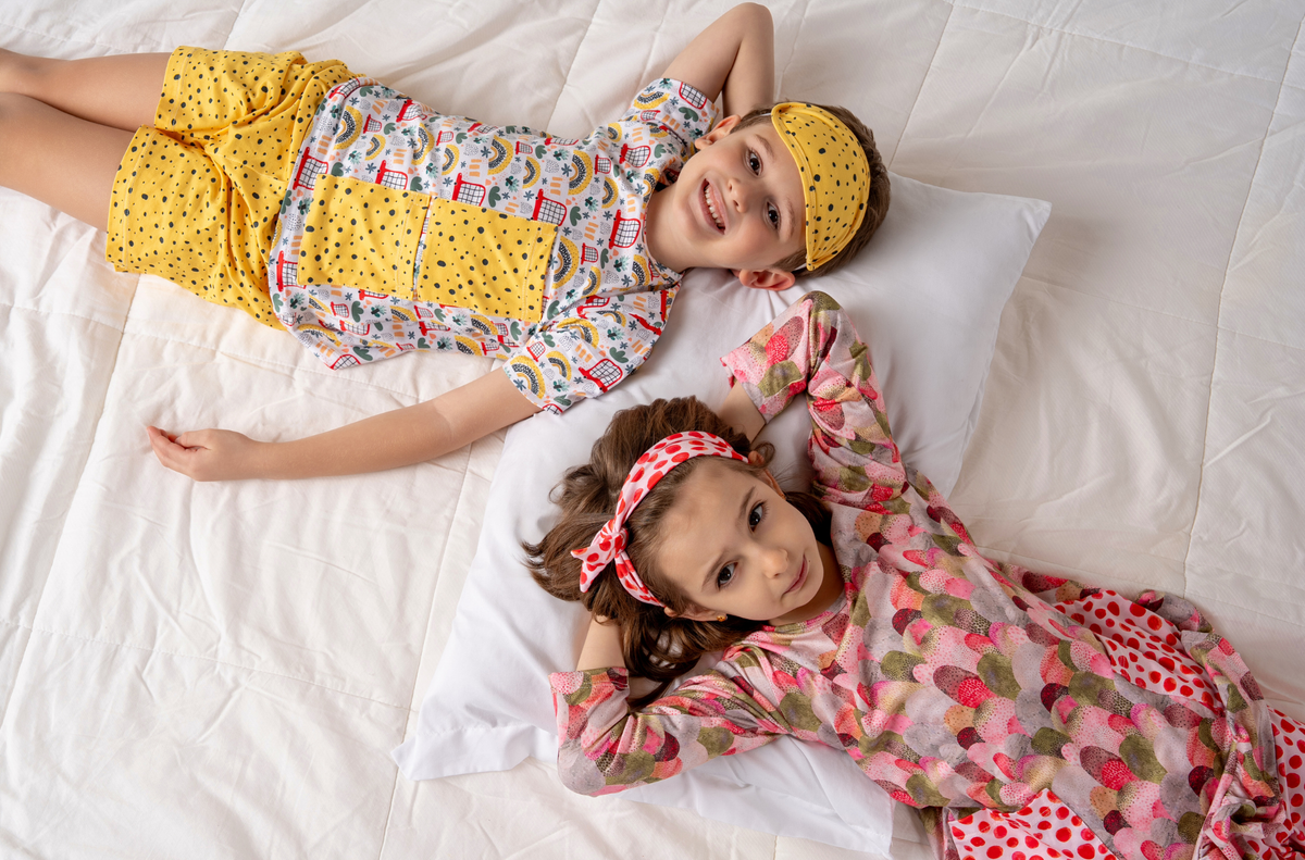 Conjunto Infantil Camisola Manga Longa e Legging Aquarela em Movimento