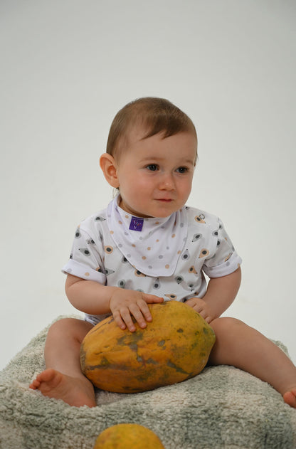 Tip Top Bebê Manga Curta Petit Papaya