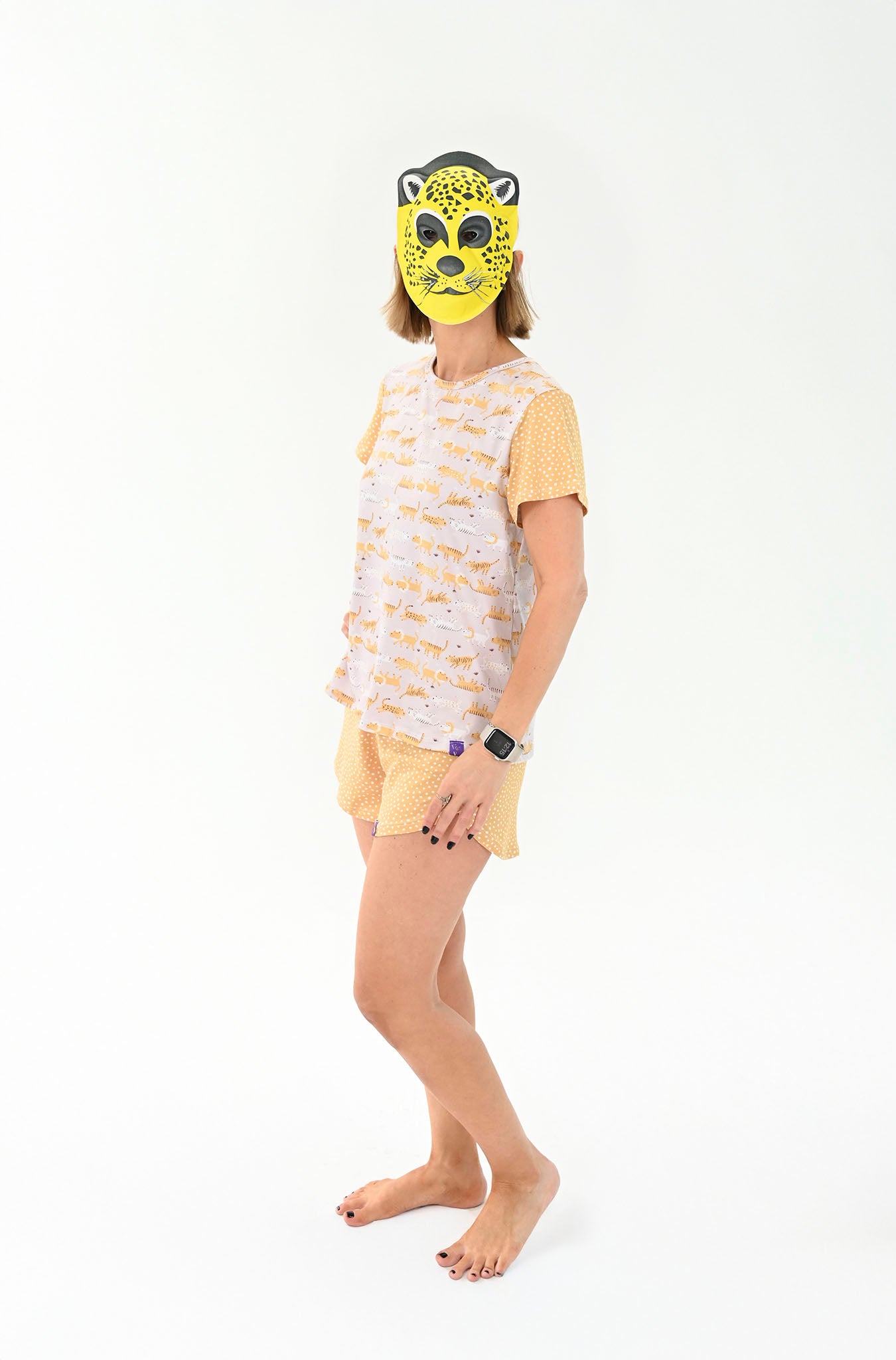 Conjunto Manga Curta A Fera