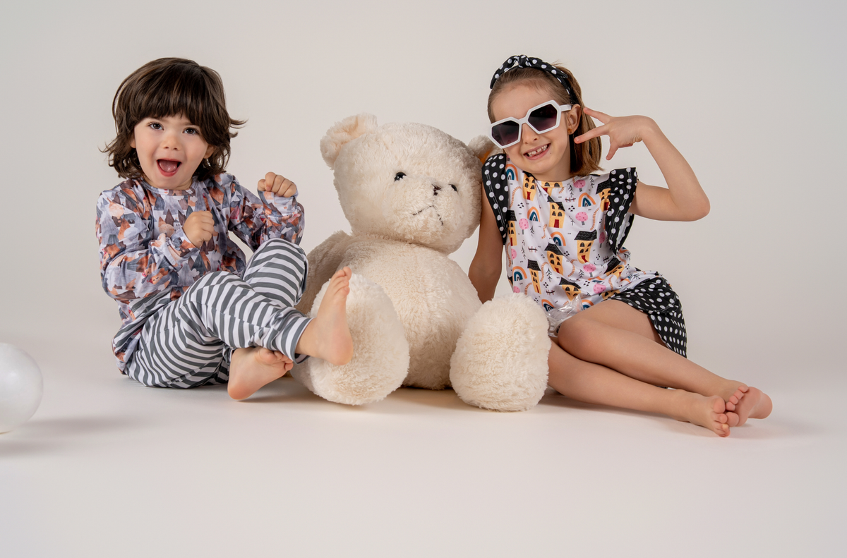 Conjunto Infantil Blusinha com Babado e Short Rua de Verão