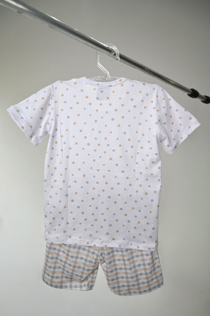 Conjunto Infantil Manga Curta Pop Papaya