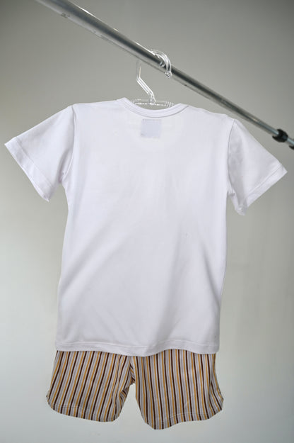 Conjunto Manga Curta Grande Fera