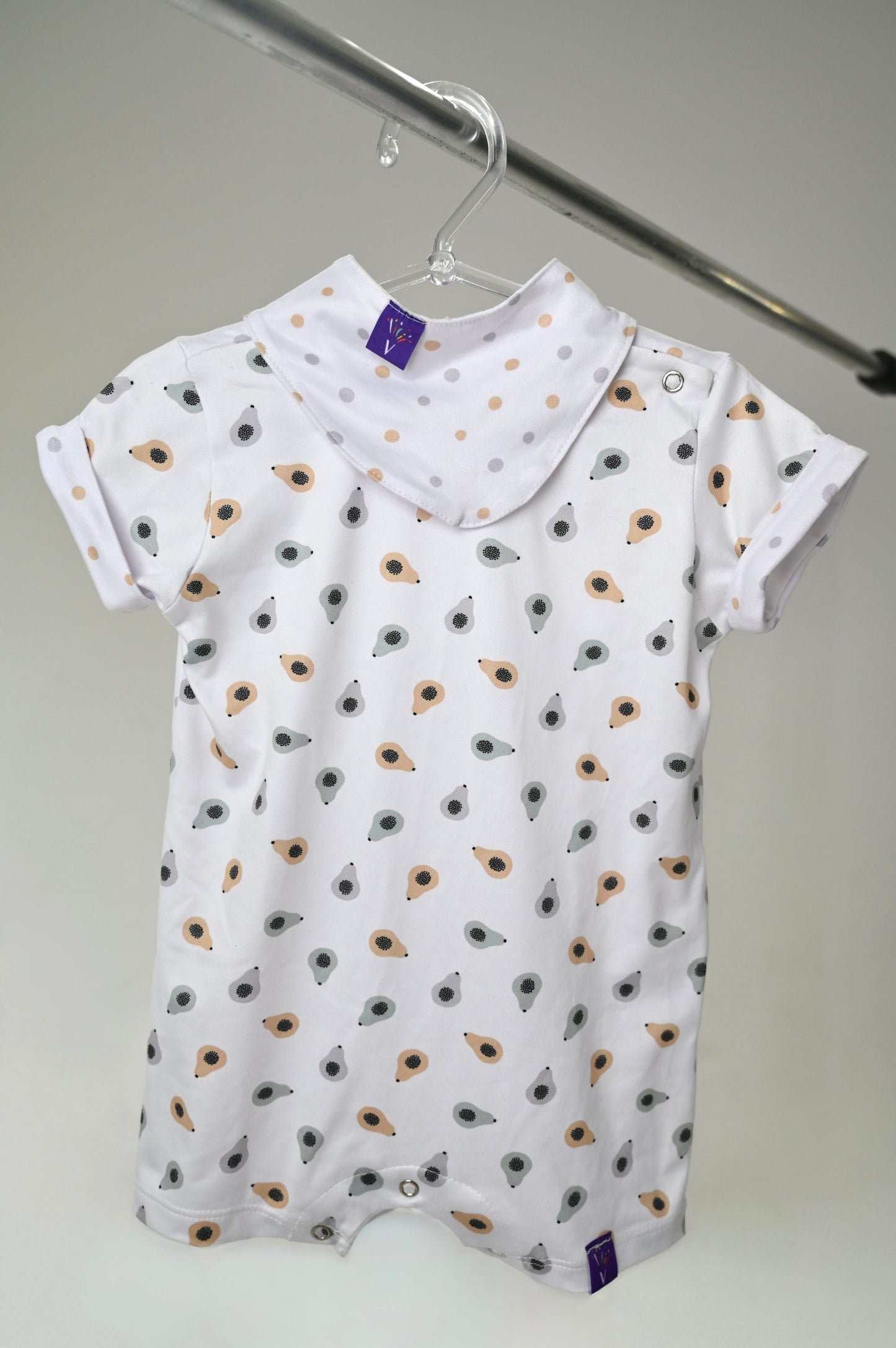 Tip Top Bebê Manga Curta Petit Papaya