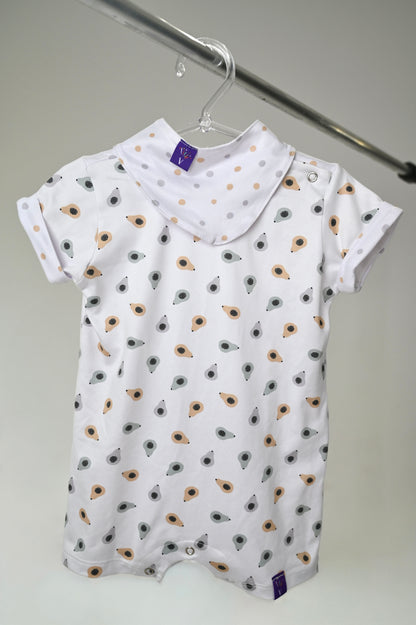 Tip Top Bebê Manga Curta Petit Papaya