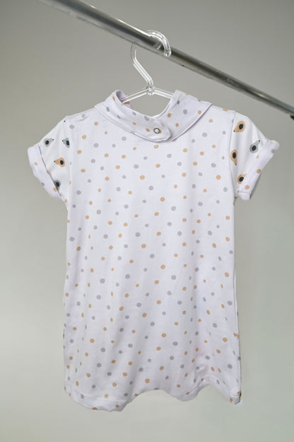 Tip Top Bebê Manga Curta Petit Papaya
