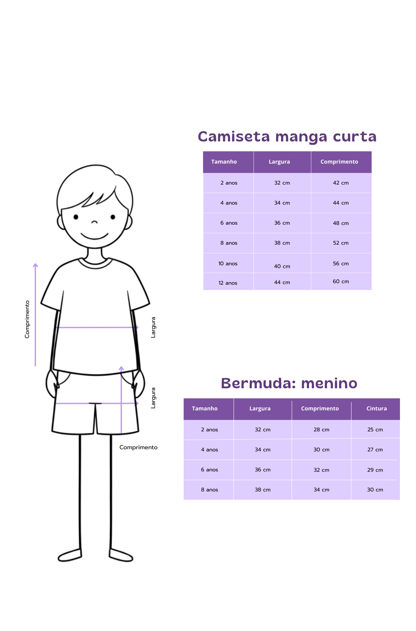 Conjunto Infantil Manga Curta Pop Papaya